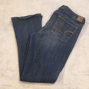 AMERICAN EAGLE skinny kick jeans size 16 long